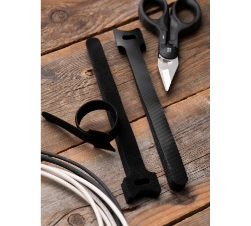 Хомут-липучка 15х210 мм черный (20 шт) EKF PROxima  hlct-2-b  EKF