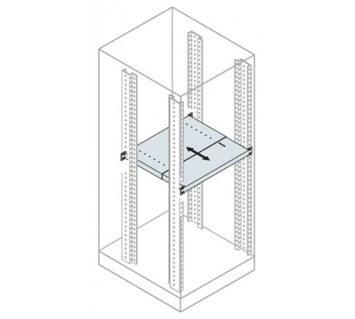 Полка с регулировкой по глубине,1HE  EV0041  ABB