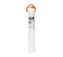 Шнур плетеный ПП 8 мм эргономичный, 16-пряд, белый, 10 м  140346  Tech-KREP