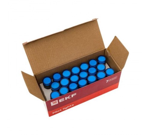 Матрица светодиодная AD16-16HS синяя 24В DC (16 мм) PROxima  ledm-ad16-24-b  EKF