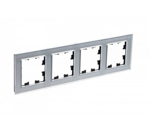 AtlasDesign Nature Рамка 4-ая, стекло Алюминий  ATN320304  SE