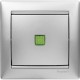 Valena Алюминий Выключатель 1-клавишный с подсветкой  770110  Legrand