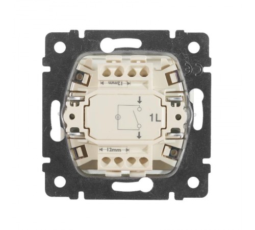 Valena Алюминий Выключатель 1-клавишный с подсветкой  770110  Legrand