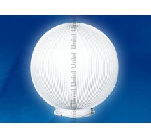 Рассеиватель для садово-паркового светильника UFP-P300В CLEAR шар сфера призма с насечками D=300мм  08098  Uniel