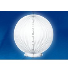 Рассеиватель для садово-паркового светильника UFP-P250В CLEAR шар сфера призма с насечками D=250мм  08094  Uniel