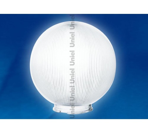 Рассеиватель для садово-паркового светильника UFP-P300В CLEAR шар сфера призма с насечками D=300мм  08098  Uniel