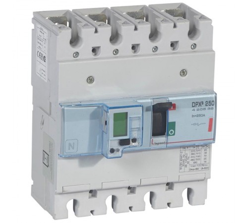 Автоматический выключатель DPX3 с электронным расцепителем Sg 250A 36kA 4P  420539  Legrand