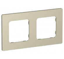 FLITE Classic Рамка 2-ая РУ-2-К-ФлШ шампань  FI-M22-32-20-K37  IEK