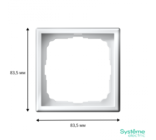 ArtGallery Белый Рамка 1-постовая  GAL000101  SE