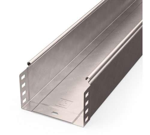 Лоток неперфорированный Стандарт INOX (AISI 409) 150х100х3000 (0,7 мм) (6 м/уп)  PR16.2391  Промрукав