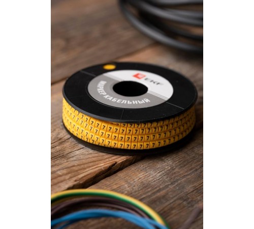 Маркер-кабельный 2,5кв.мм "7" (1000шт.) (ЕС-1) EKF PROxima  plc-KM-2.5-7  EKF