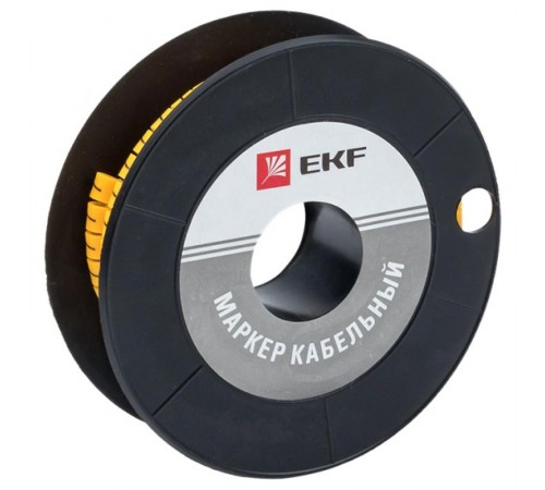 Маркер-кабельный 2,5кв.мм "7" (1000шт.) (ЕС-1) EKF PROxima  plc-KM-2.5-7  EKF
