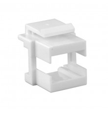 KJ1-SC/DLC-WH Вставка формата Keystone Jack, для проходного адаптера SC или dLC  32485  Hyperline