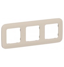 FLITE Artistic Рамка 3-ая РУ-3-А-ФлЛ льняной  FI-M32-31-20-K88  IEK