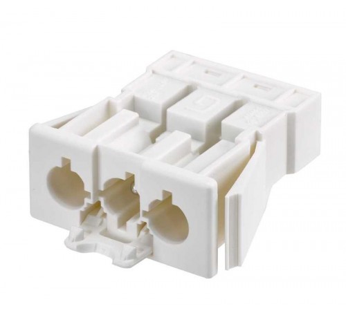 Simon Connect Коннектор "папа", 3-х проводный, СБСП, безвинтовое соединение, белый  CR0002-9  Simon