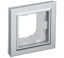 BRITE Рамка 1-ая IP44 РУ-1-БрА-44 алюминий   BR-M12-44-K47  IEK