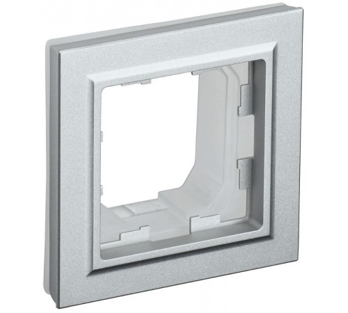 BRITE Рамка 1-ая IP44 РУ-1-БрА-44 алюминий   BR-M12-44-K47  IEK