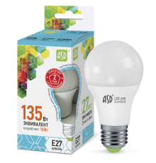 Лампа светодиодная LED-A60-standard 15Вт 230В Е27 4000К 1350Лм  4690612002101  ASD