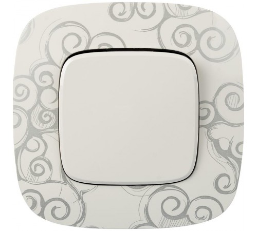 Valena ALLURE DIY Белый Выключатель 1-клавишный 10А 250В  752701  Legrand