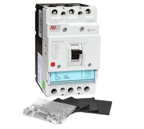 Выключатель автоматический AV POWER-1/3  40А 80kA TR AVERES  mccb-13-40H-TR-av  EKF