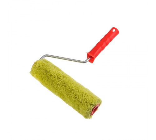 Валик полиакрил зеленый, ворс 18 мм. ширина ролика 240 мм,  42 мм, бюгель 8 мм серия "Мастер"  89-0002  REXANT