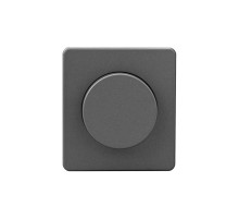 Светорегулятор ROUND (диммер) 300Вт с/у титан  KR-78-0732-2  Kranz