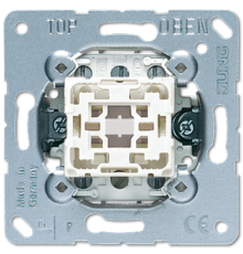 Кнопка двухполюсная с переключающими контактами  533-2U  Jung