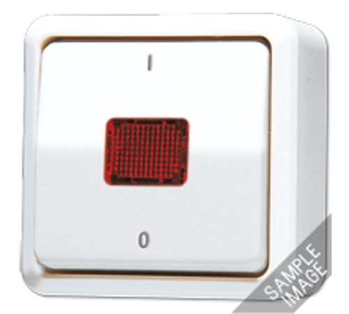 Выключатель контрольный 10 AX 250 V ~ для накладного монтажа  602KOA  Jung