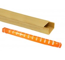 Кабель-канал 100х60 желтая сосна 3D (12м)  SQ0402-0610  TDM