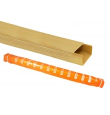 Кабель-канал 100х60 желтая сосна 3D (12м)  SQ0402-0610  TDM