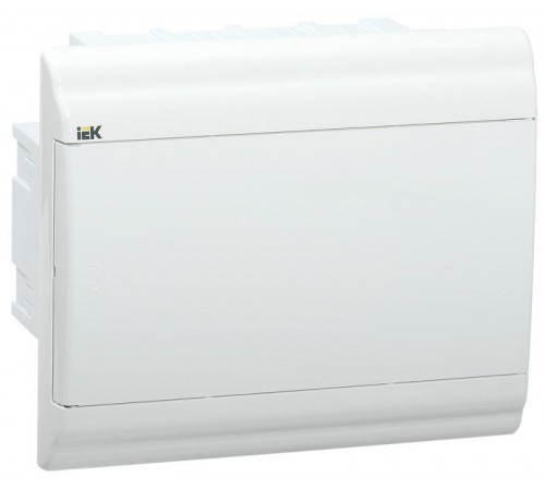 Корпус пластиковый встраиваемый на 9 модулей ЩРВ-П-9 IP41 (210х252х102мм) PRIME белая дверь  MKP82-V-09-WD-41-20  IEK