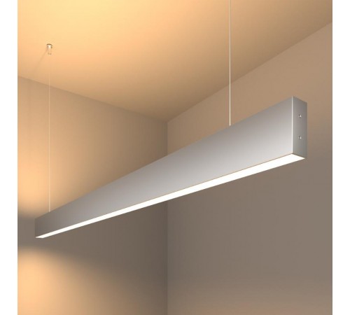 Светильник светодиодный подвесной линейный двусторонний 128см 50W 3000K матовое серебро (101-200-40-128)  a041492  Elektrostandard