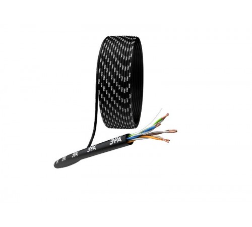 ЭРА Кабель витая пара U/UTP 4x2x24AWG Cat5e CU PE OUTDOOR 305м SIMPLE  Б0044427  ЭРА