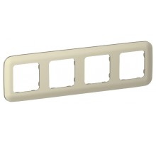 FLITE Artistic Рамка 4-ая РУ-4-А-ФлШ шампань  FI-M42-31-20-K37  IEK