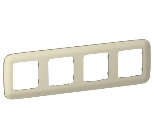 FLITE Artistic Рамка 4-ая РУ-4-А-ФлШ шампань  FI-M42-31-20-K37  IEK