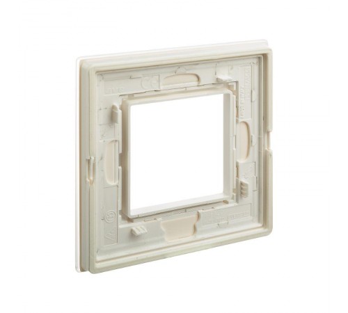 Рамка из натурального стекла, "Avanti", белая, 2 модуля  4400822  DKC