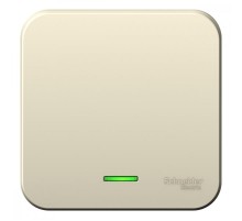 Blanca Молочный О/У Выключатель 1-клавишный с подсветкой, 6А, 250В  BLNVA061102  SE