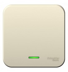 Blanca Молочный О/У Выключатель 1-клавишный с подсветкой, 6А, 250В  BLNVA061102  SE
