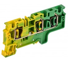 ARMAFIX Клемма пруж. CX6-3 PE 6мм2 3-конт. зазем.  AF-CT41-00-3-K52-006  IEK