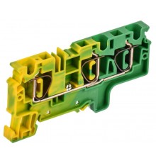 ARMAFIX Клемма пруж. CX6-3 PE 6мм2 3-конт. зазем.  AF-CT41-00-3-K52-006  IEK