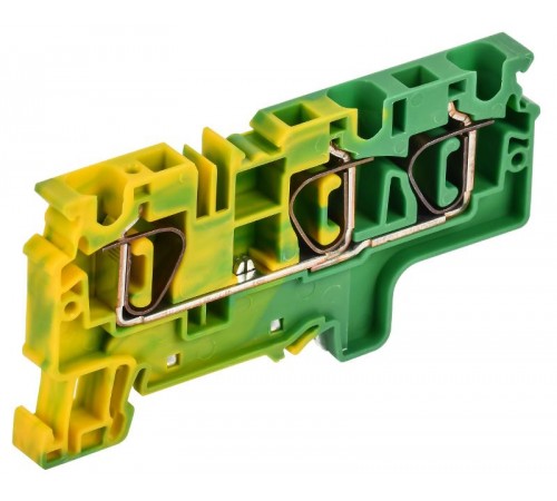 ARMAFIX Клемма пруж. CX6-3 PE 6мм2 3-конт. зазем.  AF-CT41-00-3-K52-006  IEK