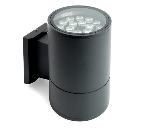 Светильник уличный светодиодный, 18W, 1600Lm, 2700K, черный DH0711  48356  FERON