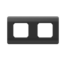 Рамка 2-ая, универсальная, черный(NEW3-E)  431496  CHINT