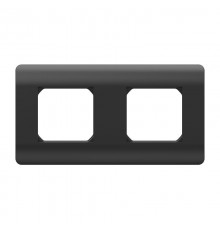 Рамка 2-ая, универсальная, черный(NEW3-E)  431496  CHINT