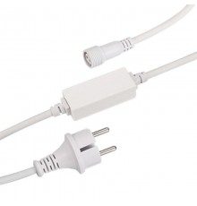 Шнур питания ARD-ICICLE-CLASSIC-1.5M White (230V, 1.6A) (Ardecoled, -)  042830  Arlight