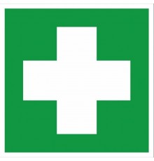 Наклейка "Аптечка первой медицинской помощи" EC01 (200х200мм.) EKF PROxima  an-4-03  EKF