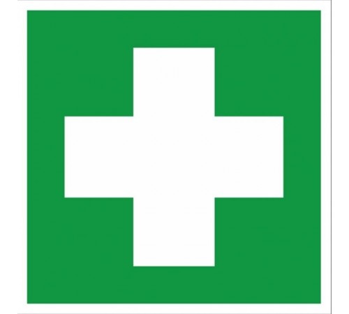 Наклейка "Аптечка первой медицинской помощи" EC01 (200х200мм.) EKF PROxima  an-4-03  EKF