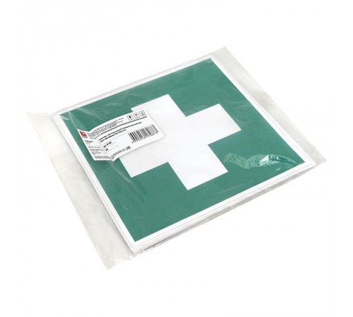 Наклейка "Аптечка первой медицинской помощи" EC01 (200х200мм.) EKF PROxima  an-4-03  EKF