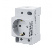 Розетка модульная на DIN-рейку 2P+PEN 16A РМ-102 220В D  18012DEK  DEKraft