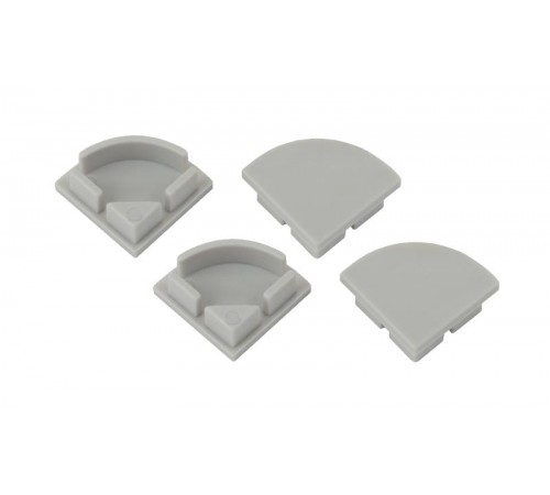 Набор заглушек для профиля CAB280 1616R-3A 4 глухие круглые  Б0039451  ЭРА